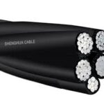 4 Cores 16mm 25mm Wire Electrical Rubber Cable